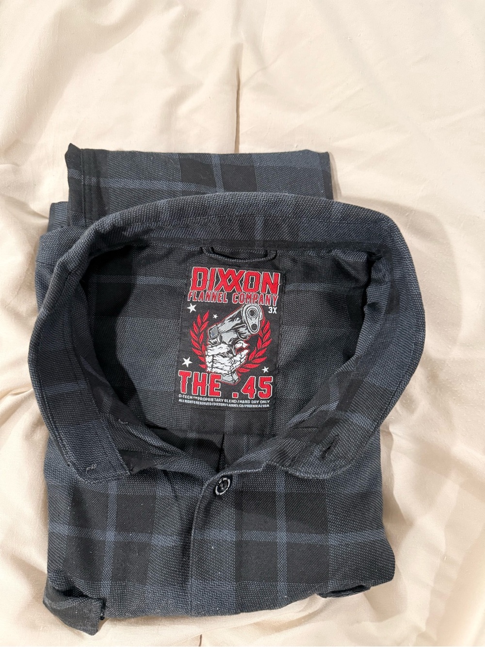 DIXXON Black and Blue Plaid Button-Up Shirt